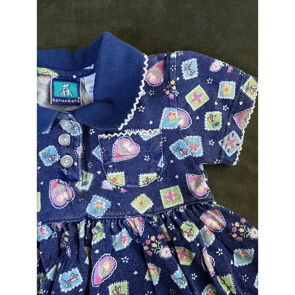Vintage Sprocket Collared Dress